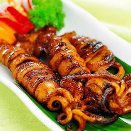 MỰC ỐNG NƯỚNG MUỐI ỚT (Phần)